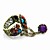  Ladies' Retro Alloy With Rhinestone Bangles & Cuffs Bracelet (More Colors)