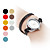  Analoge Damen Uhr, Quartz, mit Perlenbesetztem Schmuck Armband im Schnur Design (Verschiedene Farben)