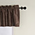  Brown Embossed Tailored Valance