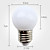  Lâmpada Branca de Bola E27 1W 50-80LM 2800-3300K -