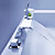  Contemporary Tub Faucet with Stainless Steel Spout + Hand Shower