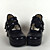 PU-Leder 7,5 cm hohen Absatz klassische Lolita Schuhe