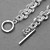  Amazing Silver Plated Three Circle Chain Women's Bracelet