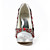  Satin Pfennigabsatz geschlossen Toe Pumps mit Kristall / Strass Hochzeit Schuhe (weitere Farben)