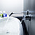 Sprinkle® - contemporaneo cascata ottone rubinetto lavabo bagno (montaggio a parete) con pop-up rifiuti