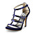  Satin Stiletto Heel Sandals Party / Evening Shoes With Rhinestone