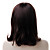  Mono Top High Quality Human Hair Medium Brown Wave Hair Wig