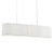  60W Hedendaagse 2 - Licht Hanglampen met witte stoffen kap