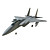  e domodel-f-15 2.4g 6ch rc avião (rtf)