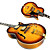  Derulo - (jazz gitaar) high-grade maple hollowbody electirc gitaar met tas / riem / picks / kabel / whammy bar