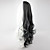  Lolita Curly Wig Inspired by Black and White Mixed Color Ponytail 70cm Punk