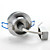  3W 110LM RGB Light Crystal Ceiling Lamp LED Bulb (AC 85-265V)
