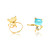  Elegant Alloy Kitty Design Fashion Ring With Crystal(More Colors)