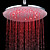  7 Colors Changing LED Contemporary Chrome Shower Faucet Head of 12 inch