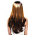  capless extra long synthétique de haute qualité pleine perruque blonde cheveux raides