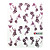  3 Pcs Half Cover Aloe Style Nail Art Nail Stickers