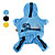  Sweat à Capuche en Velours avec Pantalon pour Chiens, XS-XL - Assortiment de Couleurs
