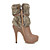  cuero sintético stiletto talón tobillo botas de plataforma con cadena fiesta / zapatos de noche (más colores)