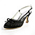  Satin Low Heel Slingbacks With Stitching Lace Wedding Party Women's Shoes