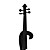  cozart - (ml014) 4/4 jujube dele elektrisk violin med case / bue / rosin / kabel / batteri (svane form)