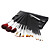  18 Pieces Artificial Fibre Makeup Brushes Set with Leather Case