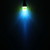  e27 1w 270-300lm rgb licht kristallen bol led lamp (85-265V)