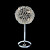  20W Comtemporary Aluminum Table Lights with 3 Lights in Globe Design