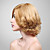  100% Human Hair Capless Short Curly Blonde Wig