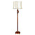  Comtemporary Fabric and Resin Floor Light with 1 Light in Antique Bronze Finish