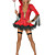  Hot Sexy Devil Red Women Dress Halloween Costume(3pieces)