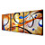  Håndmalede Abstract Olie Maleri med strakte Frame - Sæt med 3