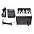  2 Cast Iron Tattoo Gun Kit for Lining and Shading LCD Power Supply(40 5ml Colors Included)