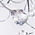  EUGENE - Lustre Moderno Cristal com 9 Lâmpadas