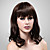  capless 100% cheveux humains perruque longue bouclée