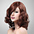  Capless 100% human Hair Medium Long Curly Hair Wig