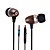  Bullet In-ear Metal Headphones with Microphone