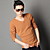  slim v-neck cotton t-shirt