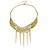  elegante legering met kwastje / klinknagel vrouwen ketting