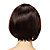  Capless Short Brown Straight 100% Human Hair Wigs