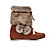  Suede Low Heel Ankle Boots With Braided Strap Party / Evening Shoes (More Colors)