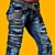  Men's Straight Zipper Pockets Jeans