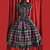  Sleeveless Knee-length Dark Green Cotton Bow Casual Lolita Dress