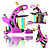  Aluminum Alloy Coil Tatoo Machine Gun for Lining and Shading