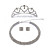  Shining Rhinestones Wedding Jewelry Set,Including Necklace,Tiara And Earrings