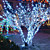  10M White LED String Light with 100 LEDs(Star)