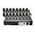  16 Channel Home Security Surveillance Camera System With 16 Warterproof Outdoor IR Camera