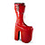  Handmade Red PU Leather 25cn Platform Punk Lolita Boots