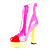 Patent Leather Chunky Heel Ankle Boots With Split Joint Party / Evening Shoes