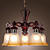  Antique Inspired Chandelier with 5 Lights