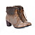  Leatherette Chunky Heel Ankle Boots With Lace-up Party / Evening Shoes (More Colors)